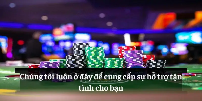 Chúng tôi luôn ở đây để cung cấp sự hỗ trợ tận tình cho bạn