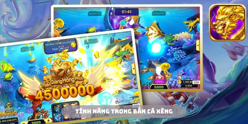 Hệ thống phát triển nhiều tính năng hấp dẫn tại game bắn cá xèng